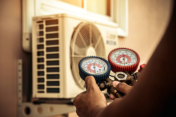 Professional Hvac technician working in Wyoming, PA